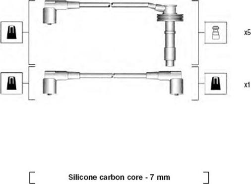 Magneti Marelli 941215110796 - Sada kabelů pro zapalování parts5.com