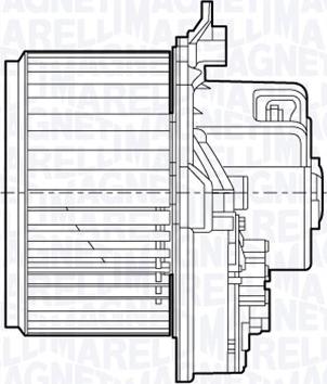 Magneti Marelli 069412649010 - Βεντιλατέρ εσωτερικού χώρου parts5.com