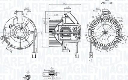 Magneti Marelli 069412290010 - Interior Blower parts5.com