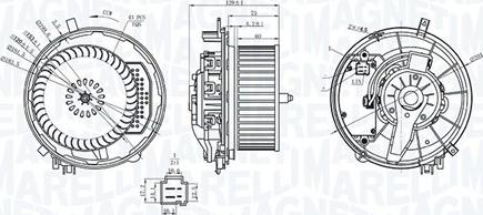 Magneti Marelli 069412245010 - Interior Blower parts5.com