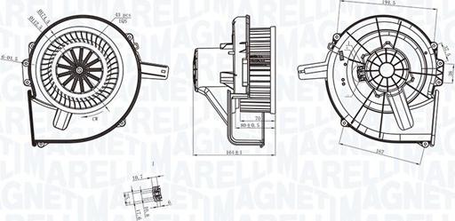 Magneti Marelli 069412211010 - Vnútorný ventilátor parts5.com