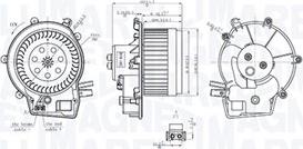 Magneti Marelli 069412763010 - Vnútorný ventilátor parts5.com