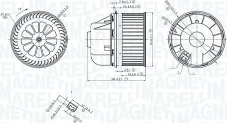 Magneti Marelli 069412729010 - Kalorifer motoru parts5.com