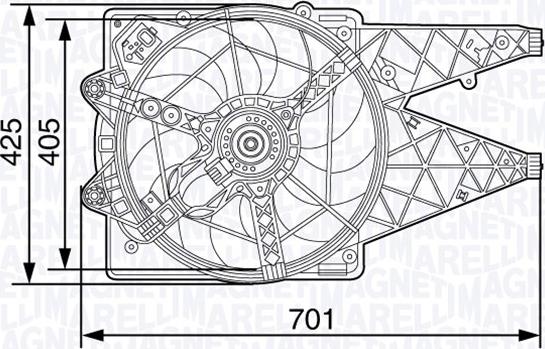 Magneti Marelli 069422472010 - Fan, motor soğutması parts5.com