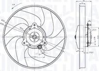 Magneti Marelli 069422866010 - Tuuletin, moottorin jäähdytys parts5.com