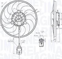 Magneti Marelli 069422860010 - Ventilátor chladenia motora parts5.com