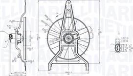 Magneti Marelli 069422867010 - Fan, radiator parts5.com