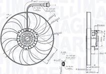 Magneti Marelli 069422886010 - Fan, radiator parts5.com