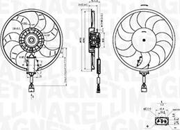 Magneti Marelli 069422882010 - Ventilador, refrigeración del motor parts5.com