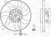 Magneti Marelli 069422887010 - Fan, radiator parts5.com