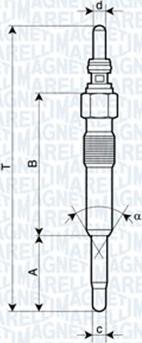 Magneti Marelli 062900028304 - Glow Plug parts5.com