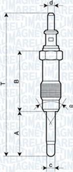 Magneti Marelli 062900046304 - Glow Plug parts5.com