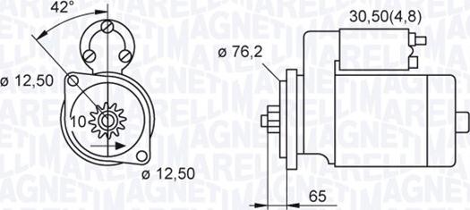 Magneti Marelli 063521230140 - Motor de arranque parts5.com