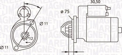 Magneti Marelli 063523627010 - Starter parts5.com