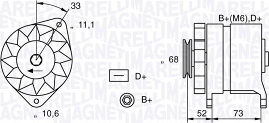 Magneti Marelli 063321154010 - Alternatör parts5.com