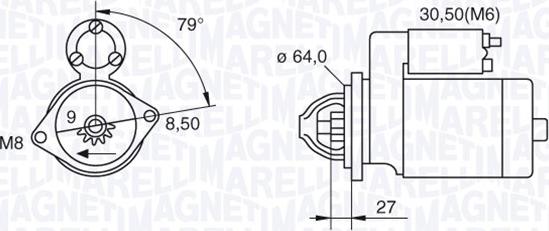 Magneti Marelli 063280045010 - Starter parts5.com