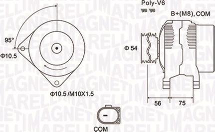 Magneti Marelli 063731904010 - Alternatör parts5.com