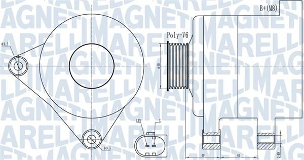 Magneti Marelli 063731986010 - Alternatör parts5.com