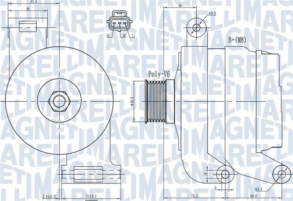 Magneti Marelli 063731931010 - Γεννήτρια parts5.com