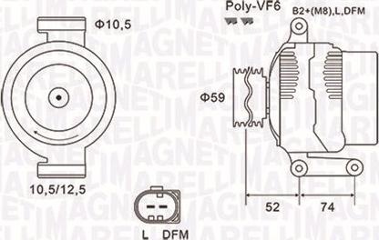 Magneti Marelli 063731928010 - Alternatör parts5.com