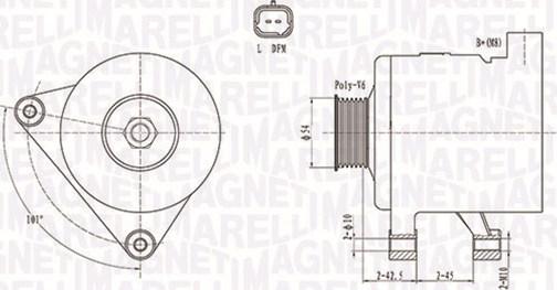 Magneti Marelli 063731498010 - Alternator parts5.com