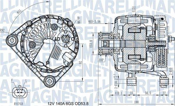 Magneti Marelli 063731406710 - Alternator parts5.com