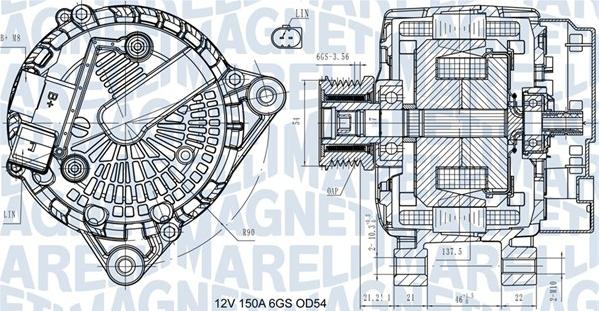 Magneti Marelli 063731472410 - Generator / Alternator parts5.com