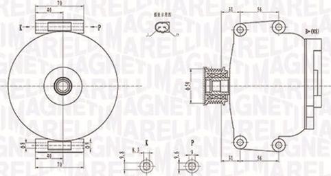 Magneti Marelli 063731846010 - Generaator parts5.com