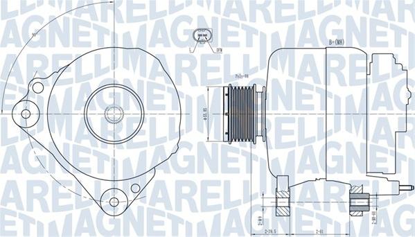 Magneti Marelli 063731810010 - Generator / Alternator parts5.com