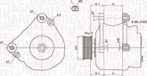 Magneti Marelli 063731818010 - Generator parts5.com