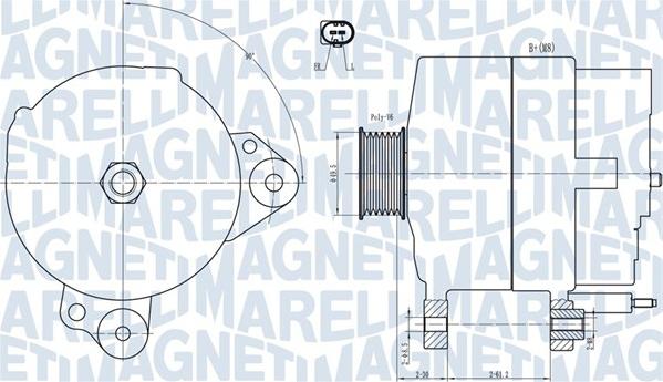 Magneti Marelli 063731817010 - Alternator parts5.com