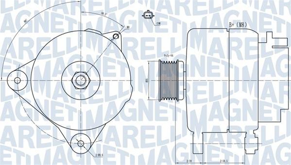 Magneti Marelli 063731887010 - Generator parts5.com