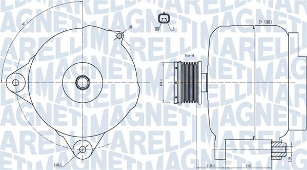 Magneti Marelli 063731876010 - Generátor parts5.com