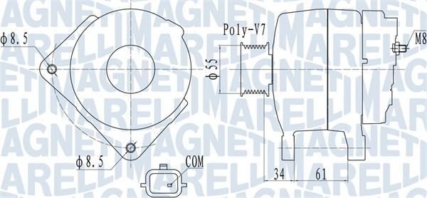 Magneti Marelli 063732054010 - Alternatör parts5.com