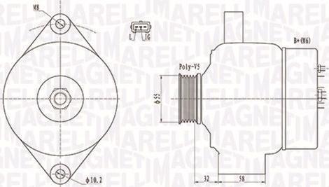 Magneti Marelli 063732026010 - Generator / Alternator parts5.com