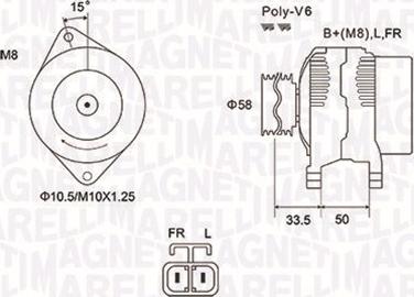 Magneti Marelli 063732020010 - Generator / Alternator parts5.com