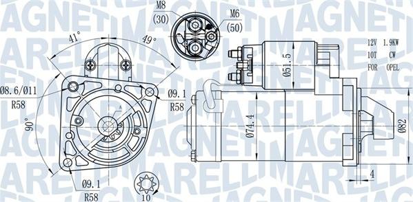 Magneti Marelli 063721428010 - Démarreur parts5.com