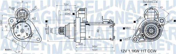 Magneti Marelli 063721533010 - Motor de arranque parts5.com