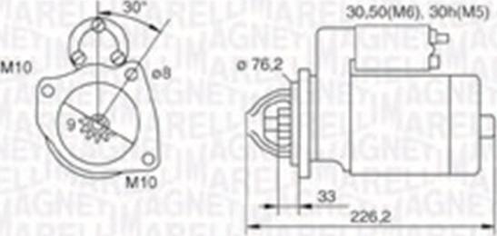 Magneti Marelli 063721067010 - Żtartér parts5.com