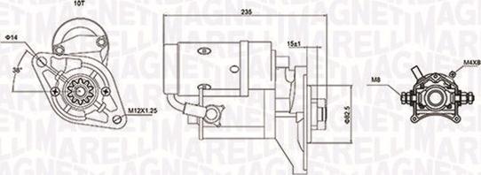 Magneti Marelli 063721089010 - Żtartér parts5.com