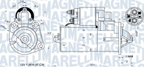 Magneti Marelli 063721398010 - Startér parts5.com