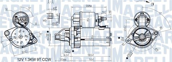 Magneti Marelli 063721346010 - Starter parts5.com