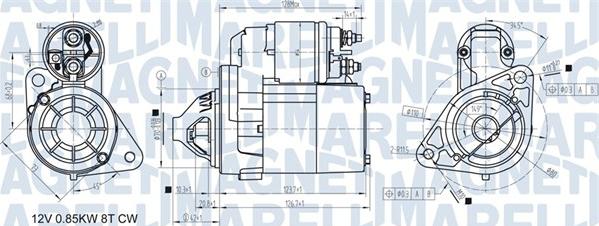 Magneti Marelli 063721307010 - Starter parts5.com