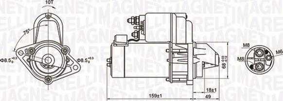 Magneti Marelli 063721257010 - Starter parts5.com