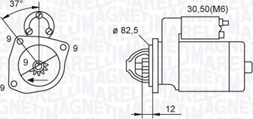 Magneti Marelli 063721264010 - Starter parts5.com