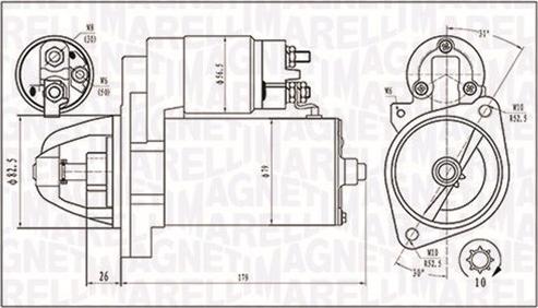 Magneti Marelli 063721202010 - Motor de arranque parts5.com