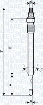 Magneti Marelli 062900013304 - Glow Plug parts5.com