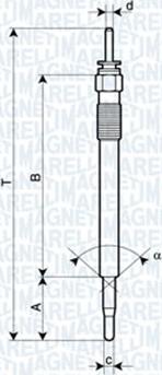 Magneti Marelli 062900086304 - Vzigalne svecke parts5.com