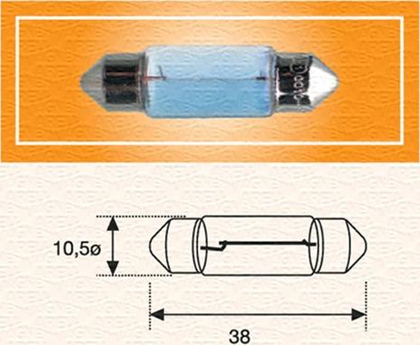 Magneti Marelli 009423100000 - Žárovka, osvětlení poznávací značky parts5.com