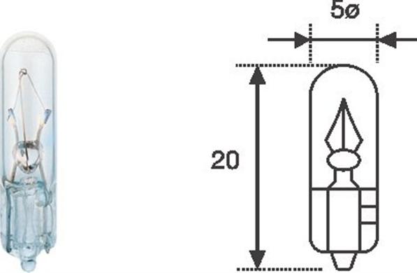 Magneti Marelli 003721100000 - Крушка с нагреваема жичка, осветление на уредите parts5.com